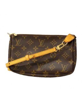 Louis Vuitton Pouch Monogram Pochette Brown